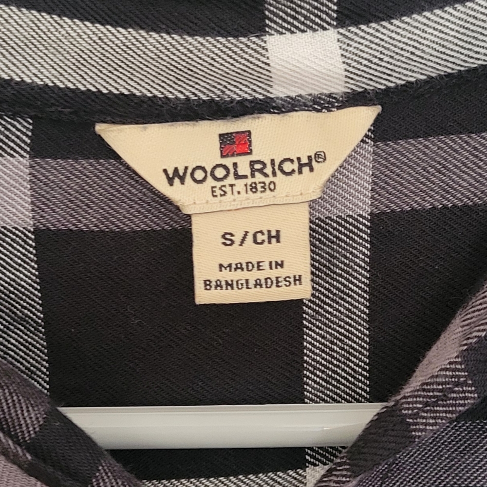 WOOLRICH Button Up Plaid Shirt Size Small - Picture 4 of 5